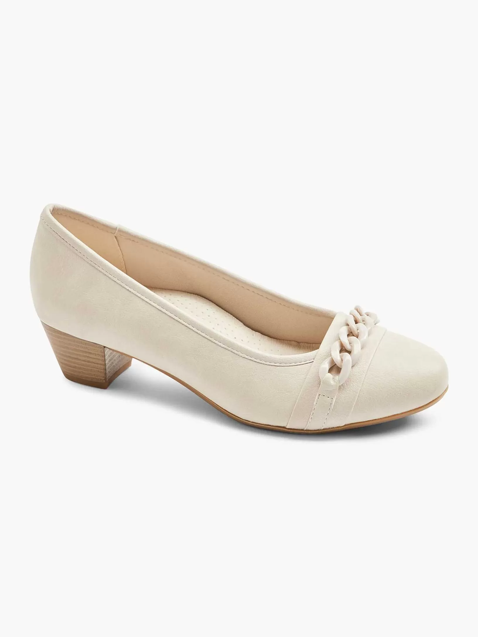beige_pump_sierketting_6.webp Dames Easy Street Beige Pump Sierketting
